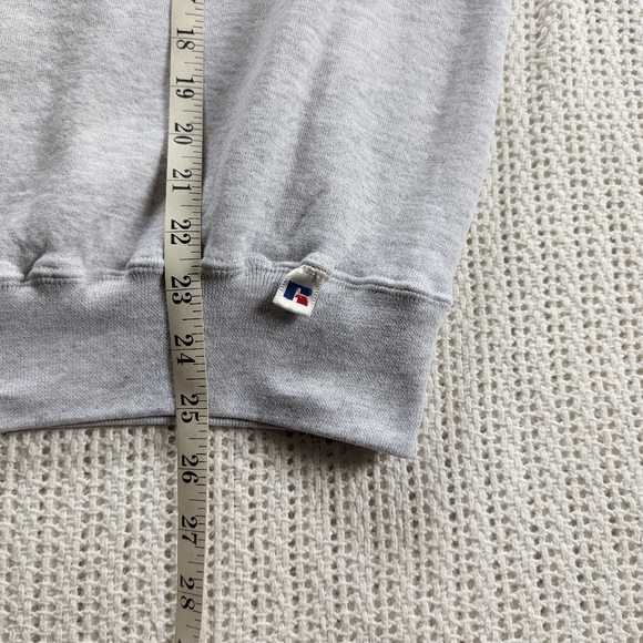 VTG Humboldt Soccer Graphic Russell Mens LARGE Gray Pullover Sweatshirt Crewneck - Picture 6 of 10